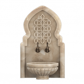 Арка мраморная Talc для хамама АМ54