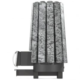 Дровяная банная печь GrillD Cometa Vega 240 Long Stone Pro (Серпентинит)
