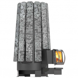 Дровяная банная печь GrillD Cometa 180 Vega Long Stone, серпентинит