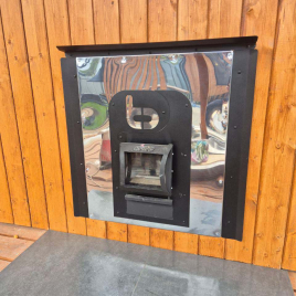 Дровяная банная печь GrillD Cometa 180 Vega Long Window Max Pro