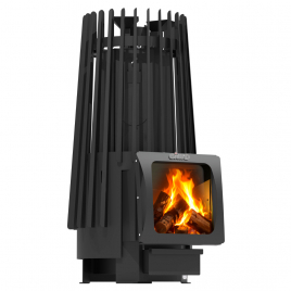 Дровяная банная печь GrillD Cometa 180 Vega Short Window Max