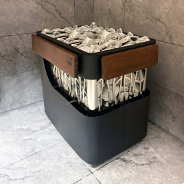Электрическая печь BORN S180E Stone Black (Камень Черный), 18 кВт