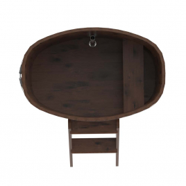 Купель овальная, дуб рустик 0.76x1.16