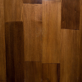 Купель угловая, сращенные ламели из лиственницы, 1.31x1.31 H1.1